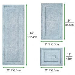 MDesign Microfiber Bath Mats - 3 Piece Bathroom Rugs - Set Of 3 - Linen/Tan -Bed Linings Sale b870fbe573064d688c57ac7ce298df16