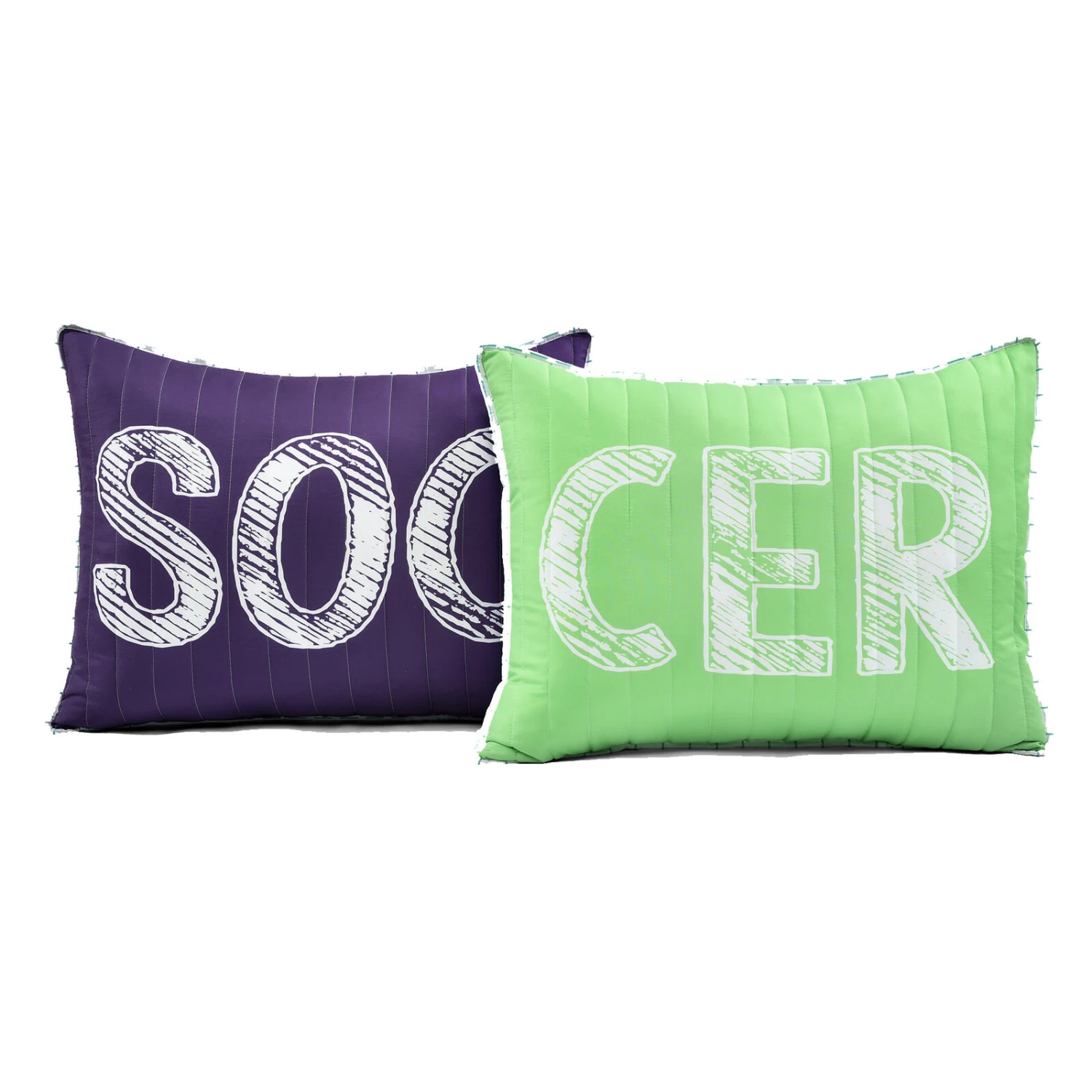 Girls Soccer Kick Quilt 5Pc Set 7 Girls Soccer Kick Quilt 5Pc Set - Image 7