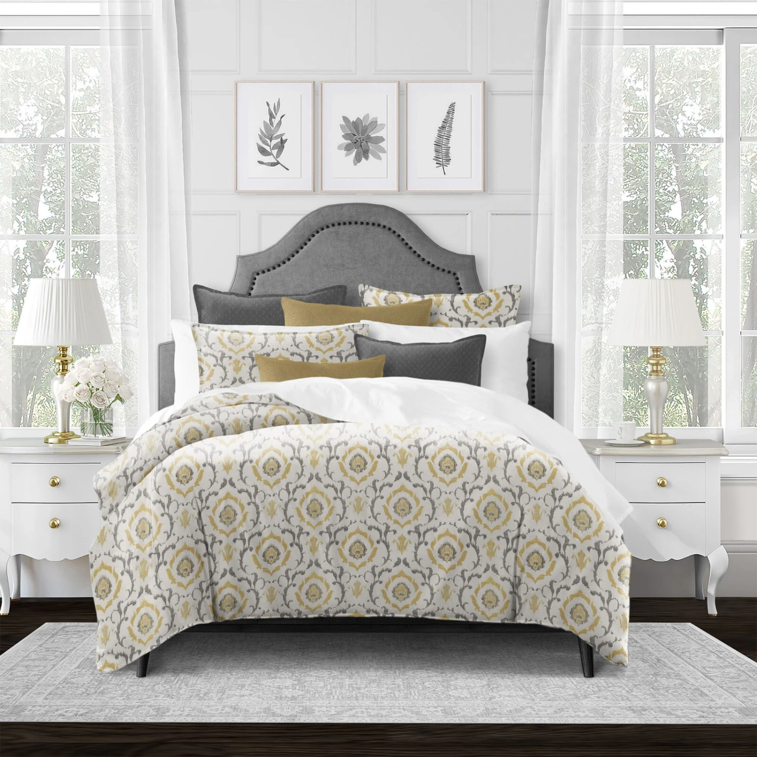 6ix Tailors Fine Linens Tandoori Gold Comforter Set 2 6ix Tailors Fine Linens Tandoori Gold Comforter Set - Image 2