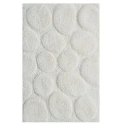 Castle Hill Luxurious Super Soft Non Skid Plush Cotton Bath Rug 24" X 40" Ivory