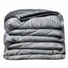HomeRoots Grey Bamboo Weighted Breathable Throw Blanket