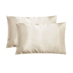Luxury Satin Pillow Case - Super Soft Pillow Covers For Better Sleep & Hair (Pillowcase Set Of 2)