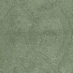 Beautiful Sculptured Chain Design Bath Rug With Anti Skid Latex Back Is Made Cotton Super Soft 21" X 34" Sage -Bed Linings Sale c1ea019ba8504743a62fa0175a5da87c