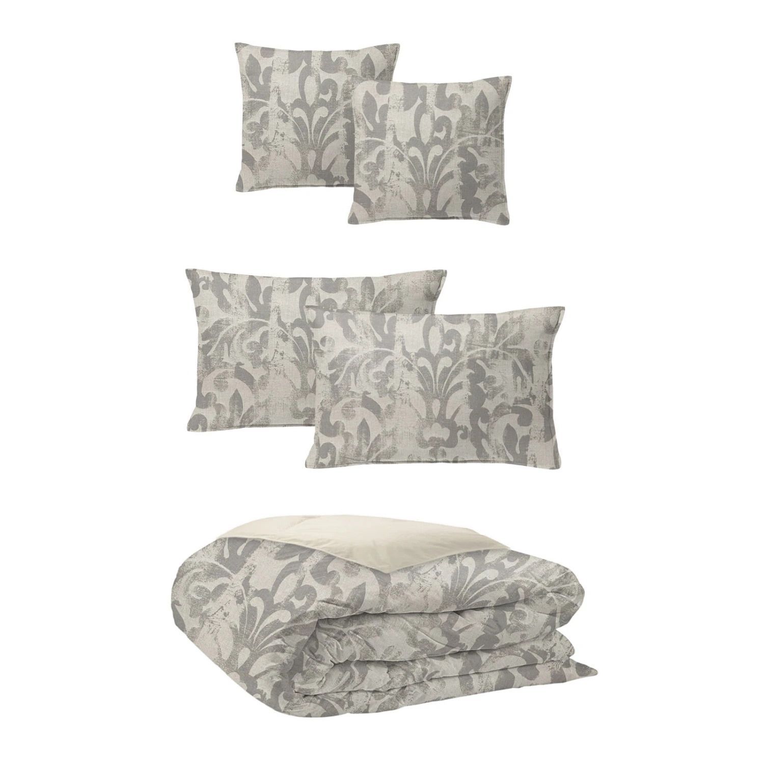 6ix Tailors Fine Linens Paragon Putty Comforter Set 7 6ix Tailors Fine Linens Paragon Putty Comforter Set - Image 7