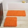 Bedford Home 2 Piece Memory Foam Shag Bath Mat