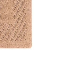 Knightsbridge Diagonal Racetrack 100% Cotton Reversible Bath Rug 22 X 60 Natural -Bed Linings Sale cd92f7fbc7ca462894961a8dd70a9933