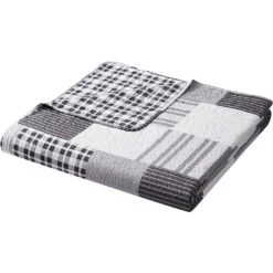 Legacy Decor 3 PCS Quilt Reversible Bedspread Coverlet Patchwork Design Ultra Soft Microfiber Oversized Full Size -Bed Linings Sale cf161b24386541ca96faf767dd626f9d