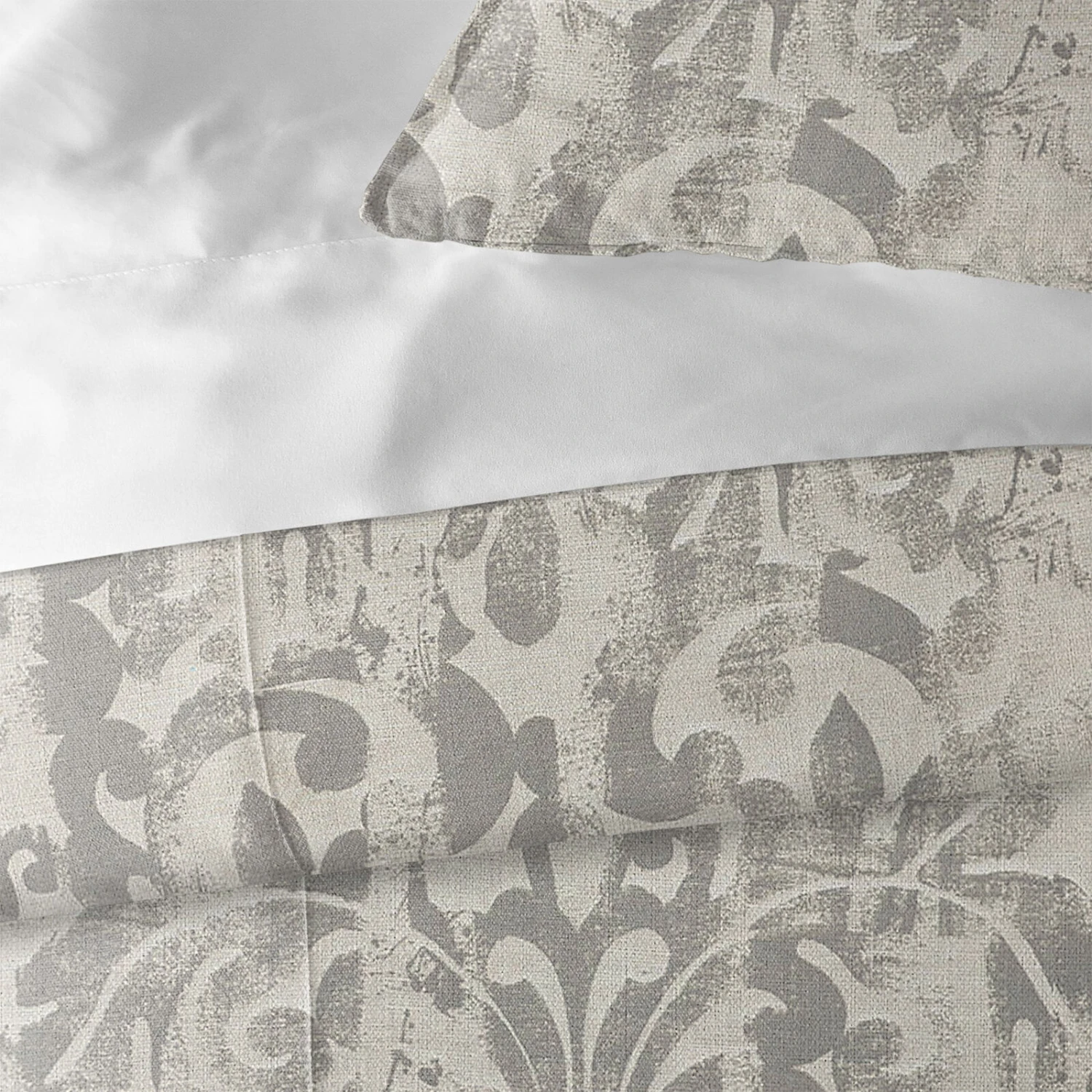6ix Tailors Fine Linens Paragon Putty Comforter Set 4 6ix Tailors Fine Linens Paragon Putty Comforter Set - Image 4