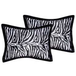Legacy Decor Beautiful Black And White Queen Size Zebra Print Faux Fur Comforter Bedding Set 6 Legacy Decor Beautiful Black And White Queen Size Zebra Print Faux Fur Comforter Bedding Set -Bed Linings Sale de8d9018201d4235bd6cb669bcfe517e