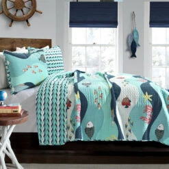 Sea Life Quilt 2Pc Set -Bed Linings Sale df4314cf087c4979af80f639659af2cb
