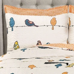 Rowley Birds Quilt 7Pc Set -Bed Linings Sale e09858b4c79b49e680f0975886124036