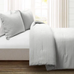 Haniya Solid Waffle Woven Cotton Textured Comforter 3-Pc Set 12 Haniya Solid Waffle Woven Cotton Textured Comforter 3-Pc Set -Bed Linings Sale e1e898c44659496d98b0212c1fbcba69
