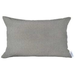 HomeRoots White Solid Lumbar Throw Pillow