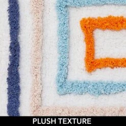 MDesign Soft Cotton Spa Bathroom Rug, Decorative Stripes Design 8 MDesign Soft Cotton Spa Bathroom Rug, Decorative Stripes Design -Bed Linings Sale ec597dcc5c254b06a7bc66bb50e7367c