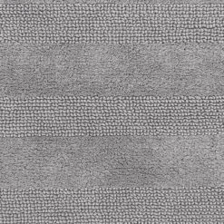 Splendid Striped Bath Rug Is Made Of Soft Plush Cotton Is Super Soft To The Touch 22" X 60" Silver 5 Splendid Striped Bath Rug Is Made Of Soft Plush Cotton Is Super Soft To The Touch 22" X 60" Silver -Bed Linings Sale ed0d9cfa9b41433dbfa25f1f3717b334