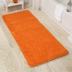 Lavish Home 2 By 5 Ft. Memory Foam Shag Bath Mat