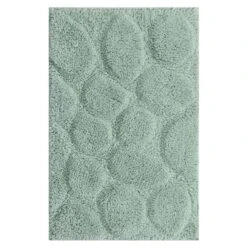 Castle Hill Luxurious Super Soft Non Skid Plush Cotton Bath Rug 24" X 40" Sage