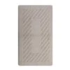 Knightsbridge Diagonal Racetrack 100% Cotton Reversible Bath Rug 20 X 30 Ivory