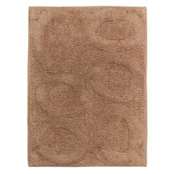 Castle Hill Super Soft Cotton Non Skid Back Fantastic Sinking Bath Rug 20" X 30" Natural