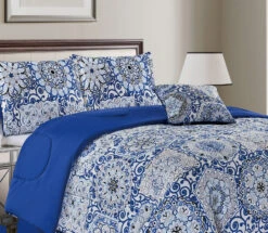 Lux Decor Collection 5 Piece Comforter Set Microfiber Reversible Duvet Insert -Bed Linings Sale f3d0f3a036454150b83ecc0532f0b66b