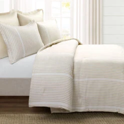 Farmhouse Drew Stripe Silver-Infused Antimicrobial Comforter 5-Pc Set 10 Farmhouse Drew Stripe Silver-Infused Antimicrobial Comforter 5-Pc Set -Bed Linings Sale f7adf57e908d4b43b28aa9050c8acbbb