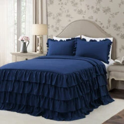 Allison Ruffle Skirt Bedspread 3Pc Set -Bed Linings Sale fb8c9e3637d6407eac716a187b194c75