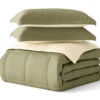 Reversible Comforter Set Super Soft Down-Alternative Bedding