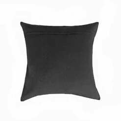 HomeRoots 16"X16" Salt And Pepper Black And White Cowhide Pillow 2 Pack